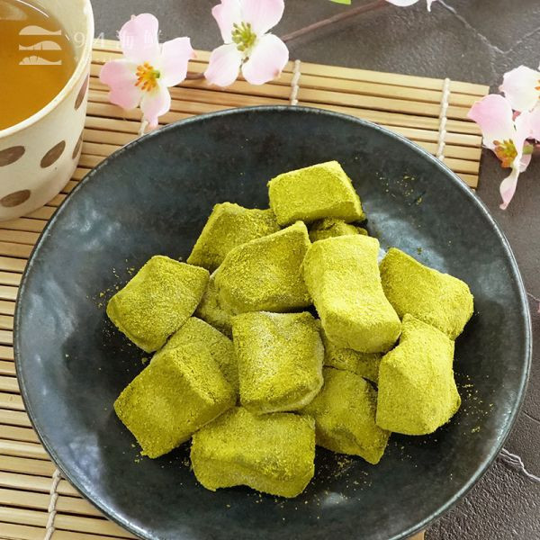 日式抹茶蕨餅-1000克/盒 蕨餅