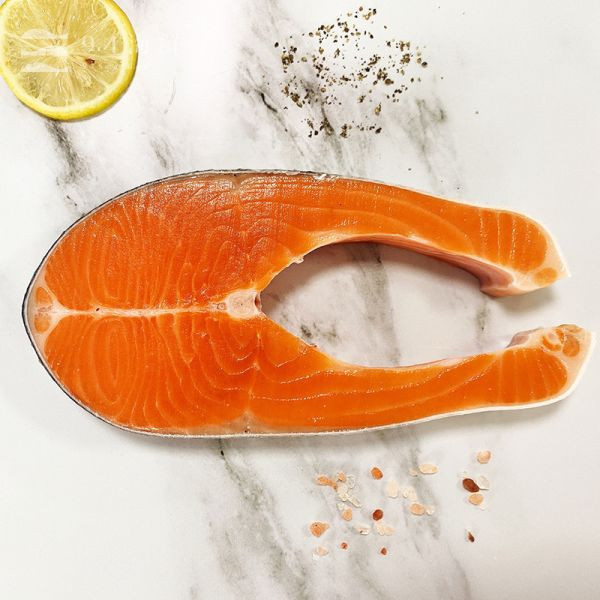 Premium級-冷凍鮭魚切片(450克up/片) 鮭魚