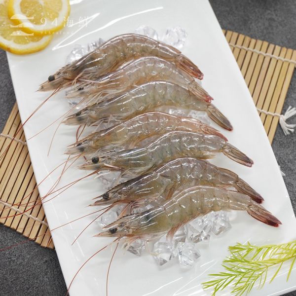 超大活凍生白蝦30/40 (750克/盒)-月圓牌 