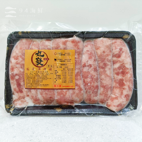 花蓮酒糟豬-原住民香腸-600g/盒 