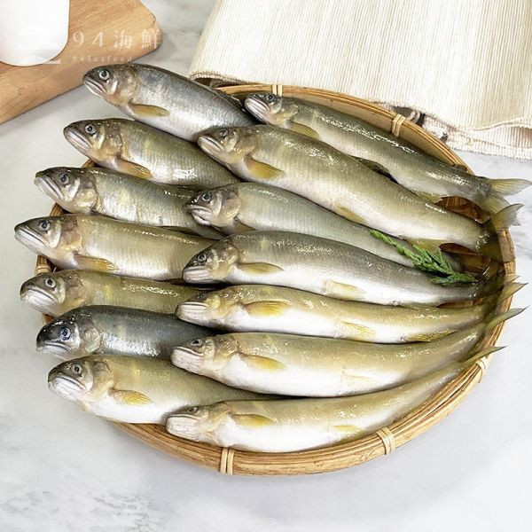台灣特級爆卵黃金香魚(母)-6隻/盒 香魚