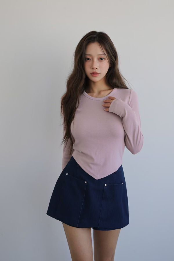 S03.造型口袋短褲裙 