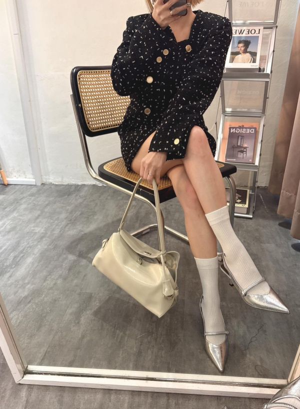 小香無領套裝 