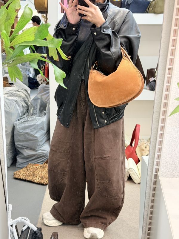 V030.馬鞍雙面包（牛皮＋麂皮） 