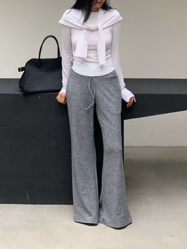 H012.休閒小喇叭長褲 