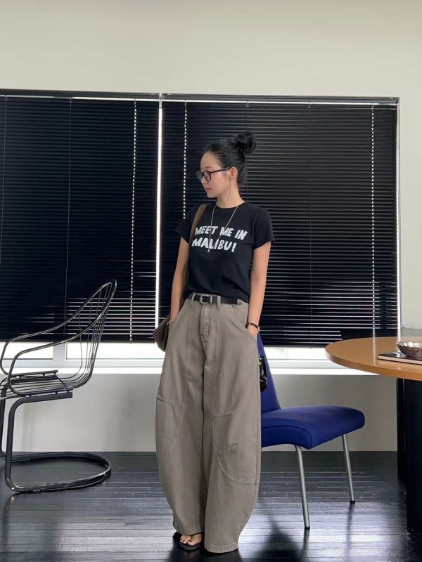 H01.秋季休閒彎刀褲 