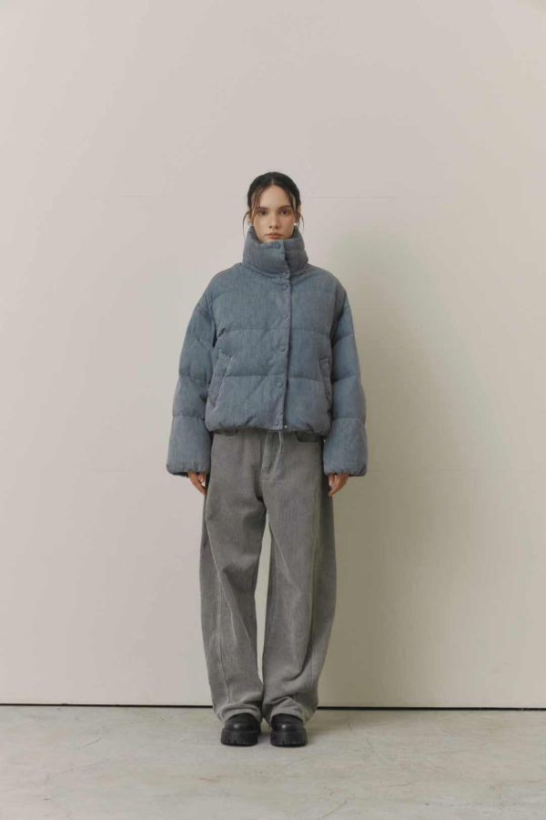 秋冬立領鴨絨外套 