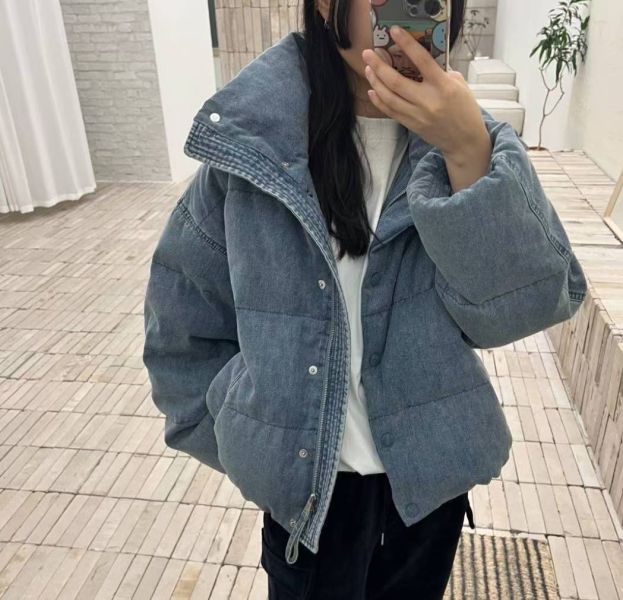 秋冬立領鴨絨外套 