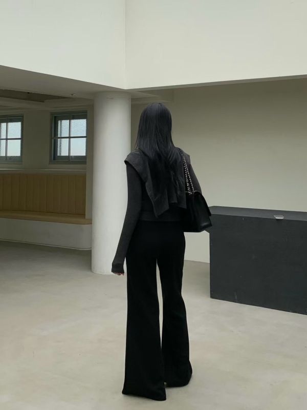 H012.休閒小喇叭長褲 