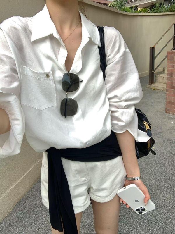 95%萊賽爾天絲襯衫 