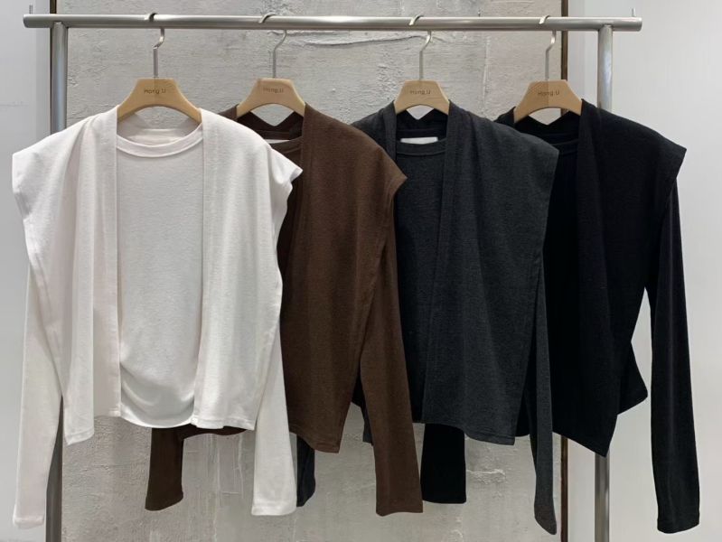 H011.羊毛20%披肩上衣 