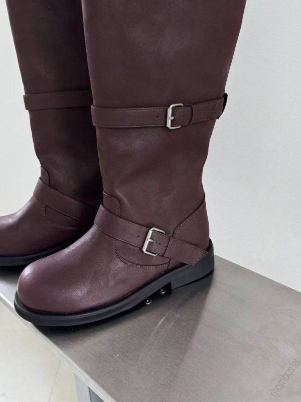 T016.帥氣皮革騎士靴 