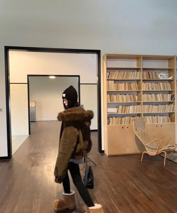 熊熊毛大毛領外套 