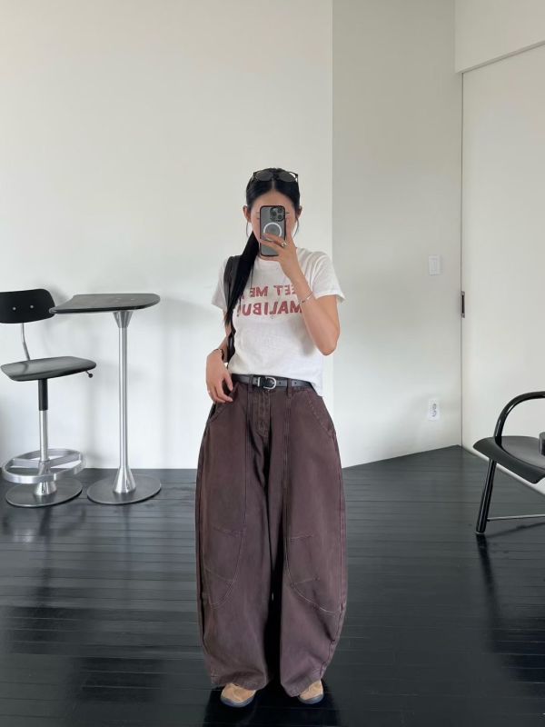 H01.秋季休閒彎刀褲 