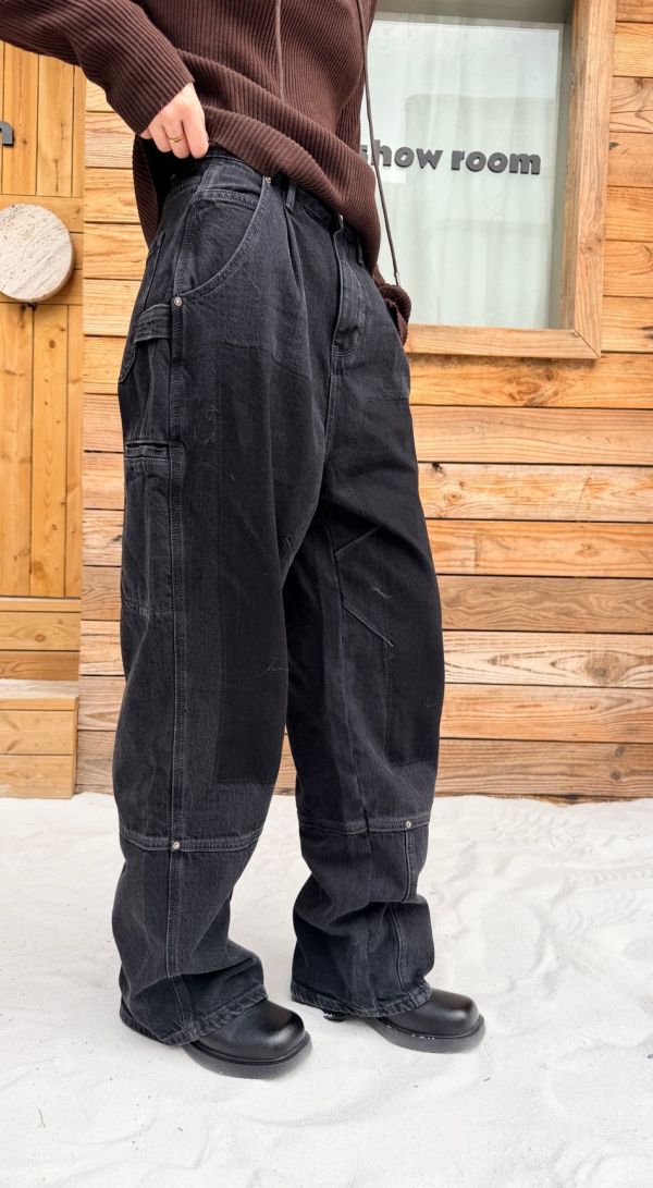 個性復古牛仔褲 