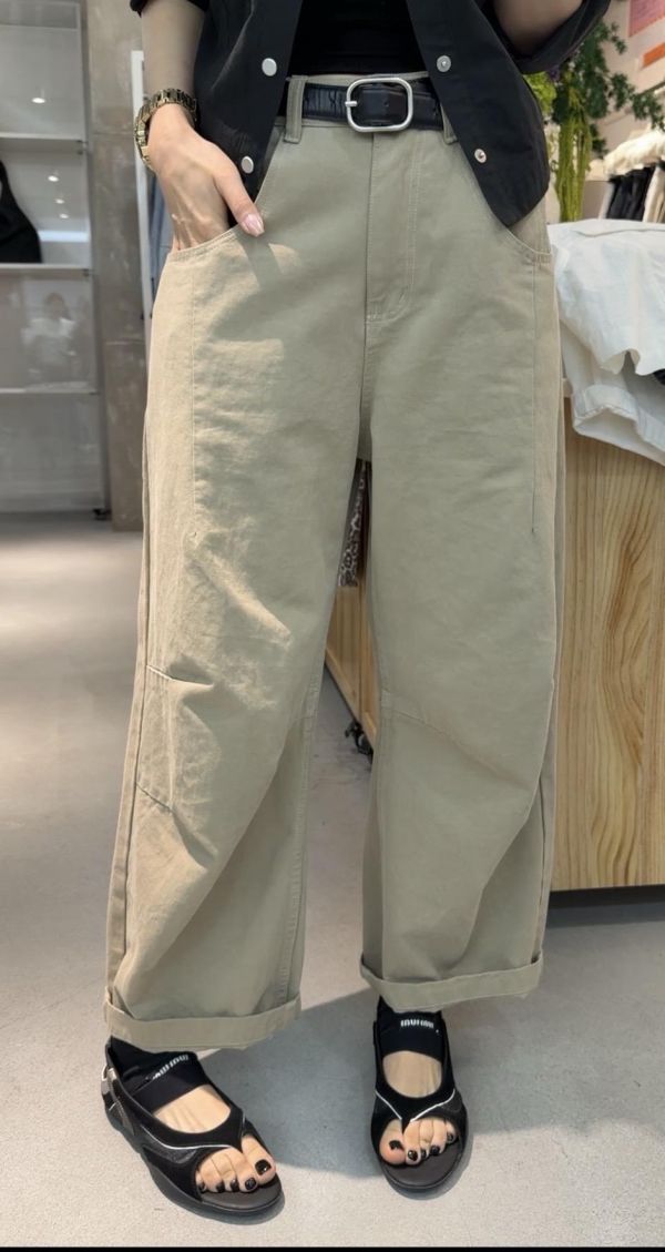 附帶九分工裝褲 