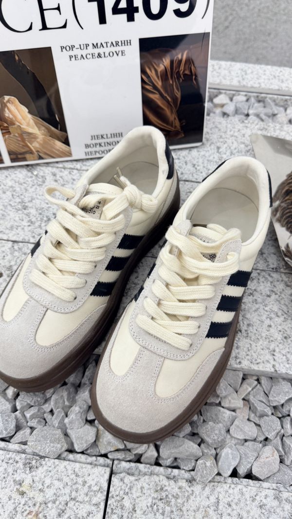 牛皮增高德訓鞋 