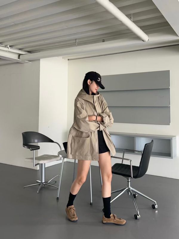 H013.連帽水洗外套 