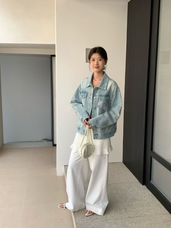 小復古水洗牛仔外套 
