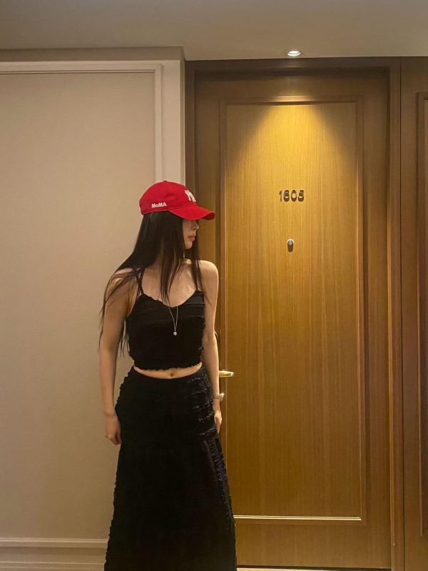 甜美蛋糕裙套裝（黑色） 