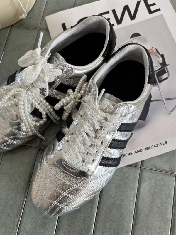 牛皮銀元素德訓鞋 