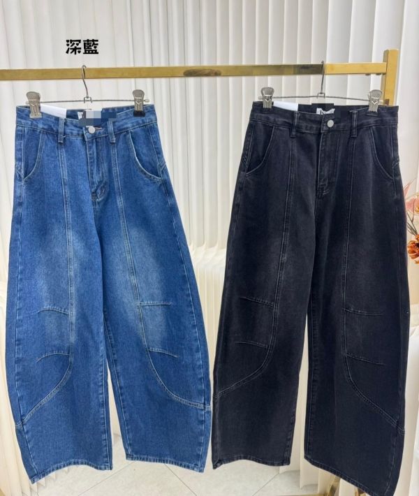 車線彎刀牛仔褲 