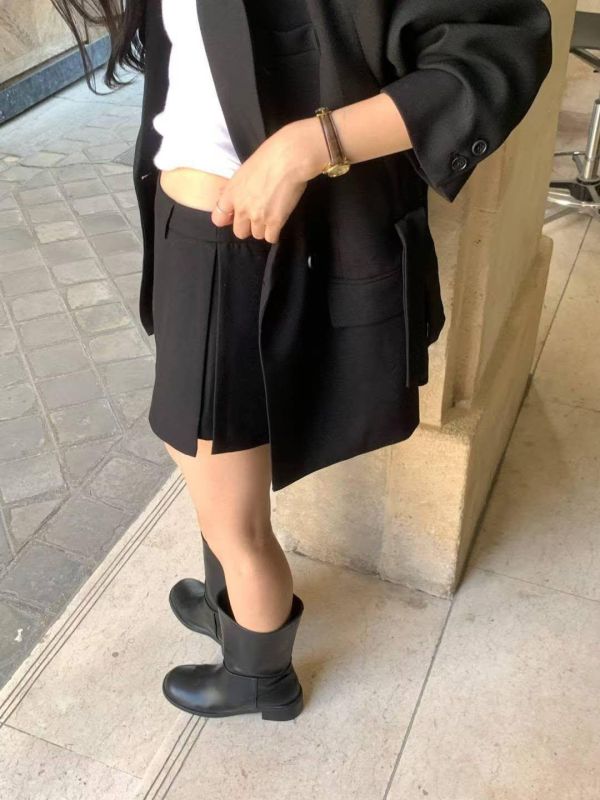 西裝短褲裙 