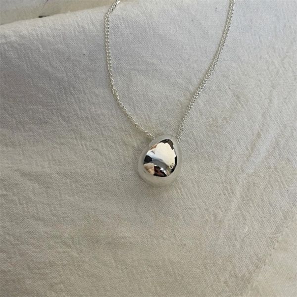 V020.水滴純銀項鍊 