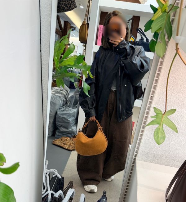 V030.馬鞍雙面包（牛皮＋麂皮） 