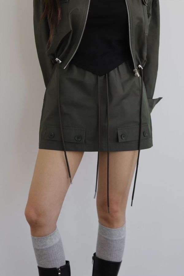 S010.造型短褲裙 