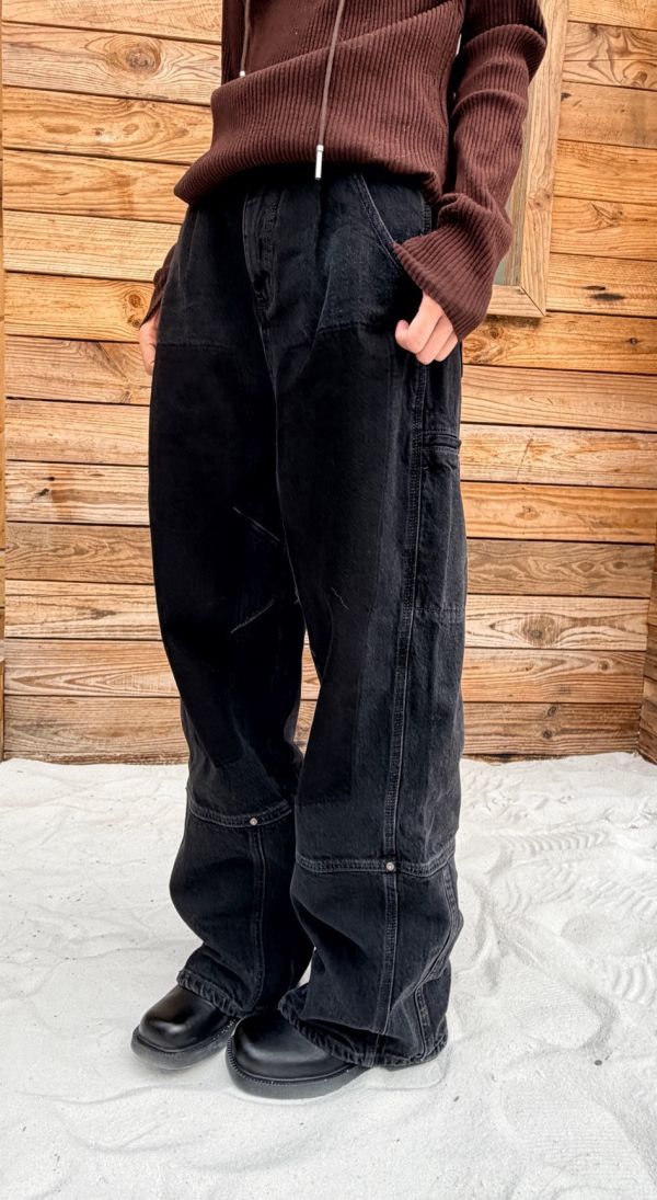 個性復古牛仔褲 