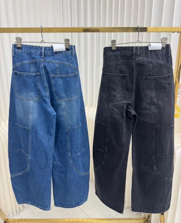 車線彎刀牛仔褲 