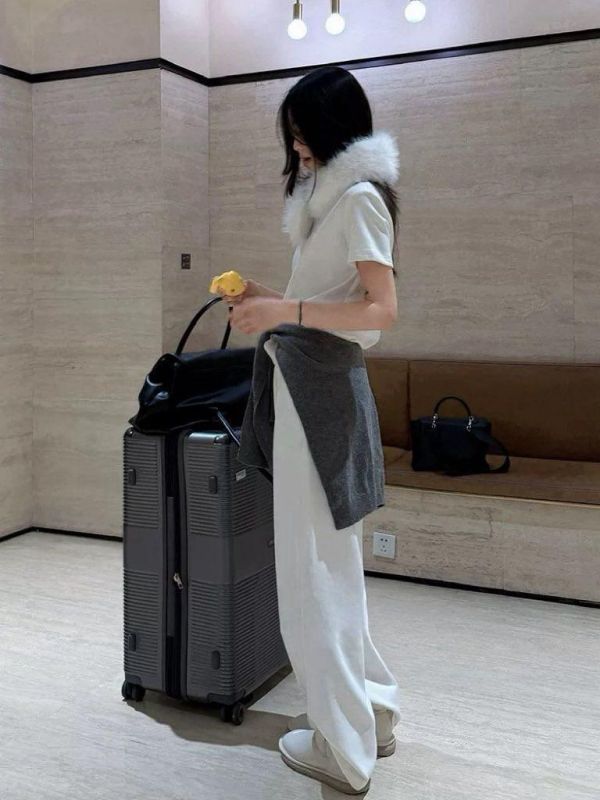 素面厚磅兩件套 