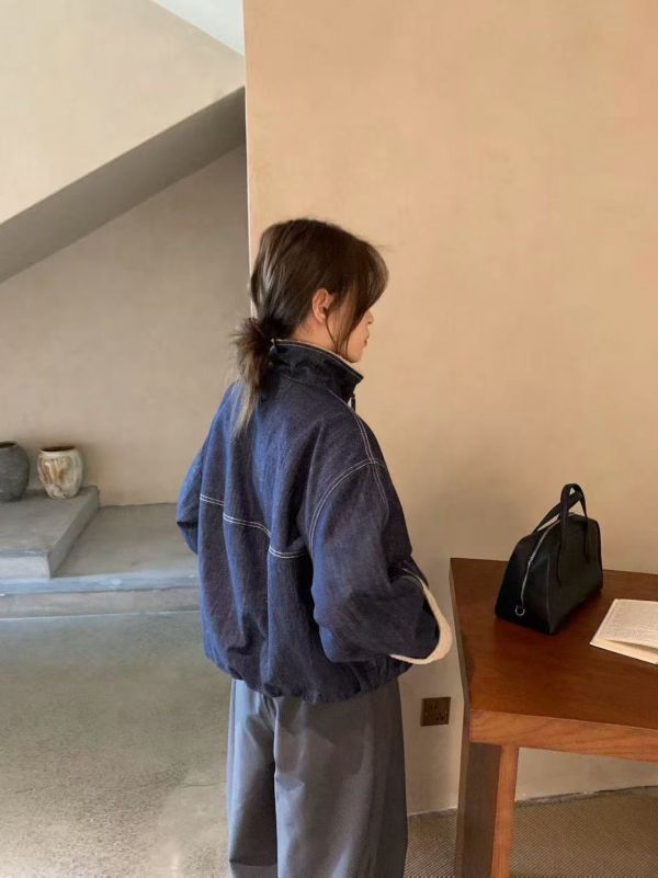 羊羔毛牛仔外套 