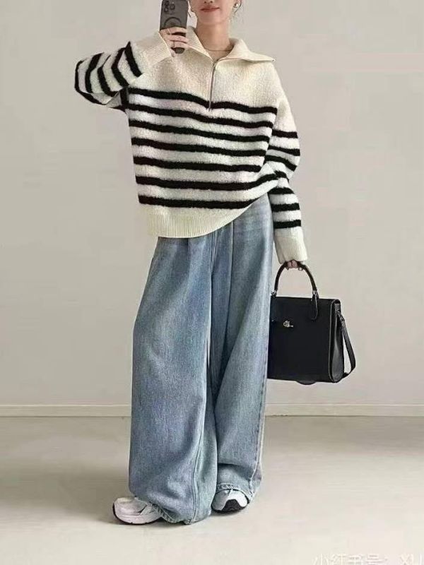 羊毛拉鍊款上衣 