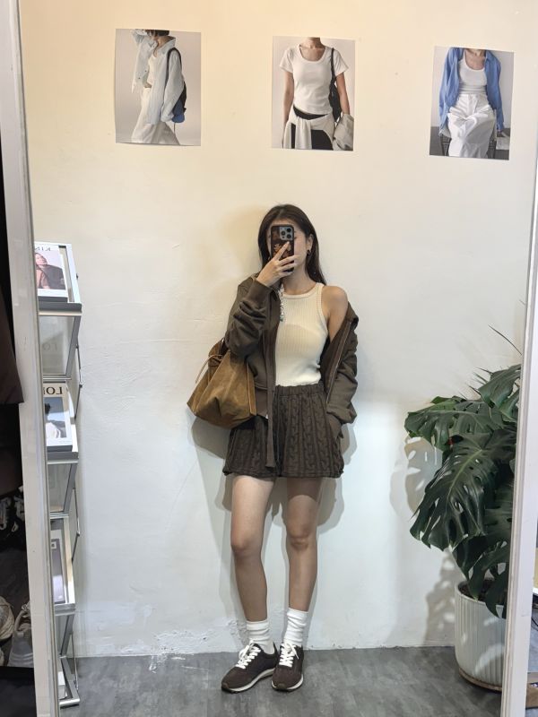 W34.螺紋針織背心 