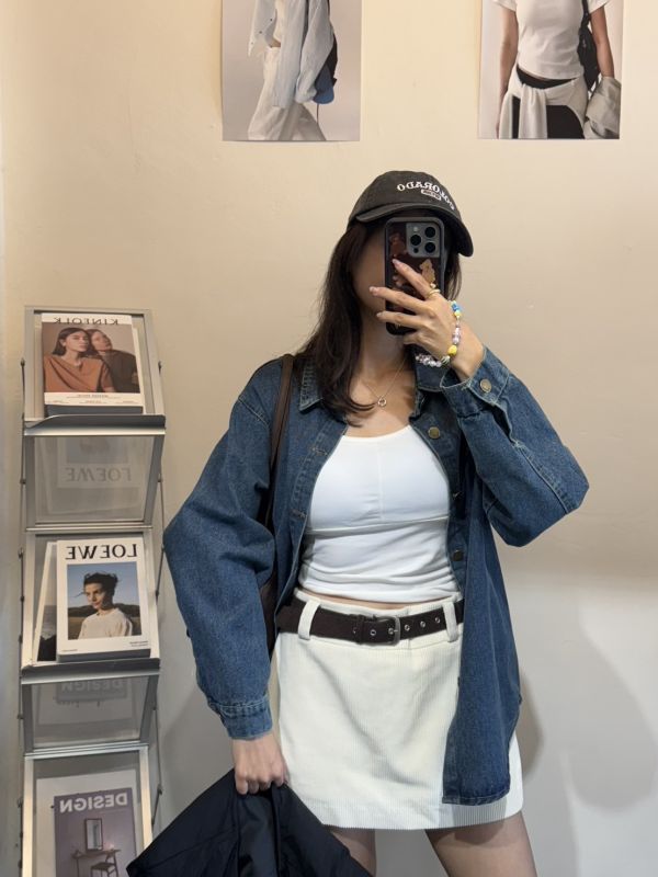 V023.牛仔襯＋鋪棉背心 