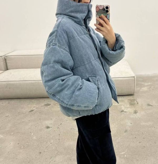 秋冬立領鴨絨外套 