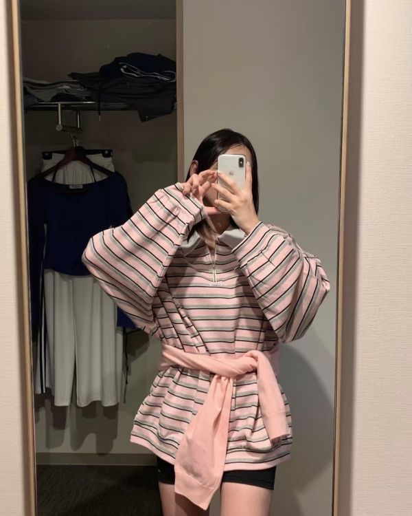 POLO領條紋衣 