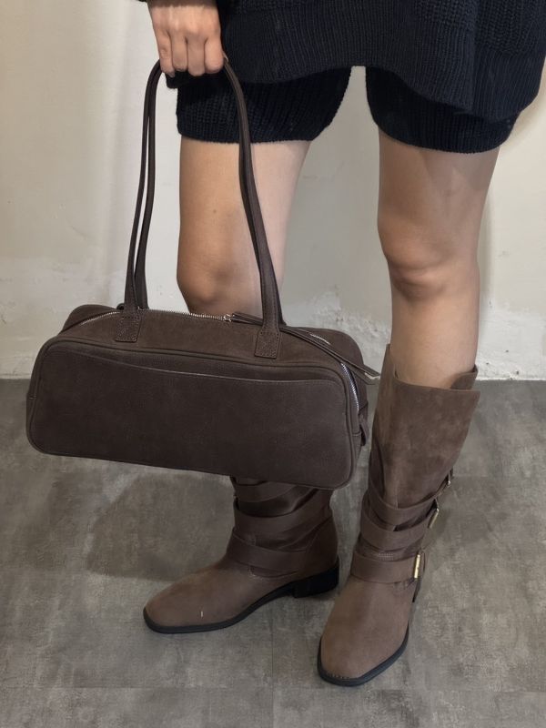 V031.水洗牛皮長提包（沙發感皮革） 