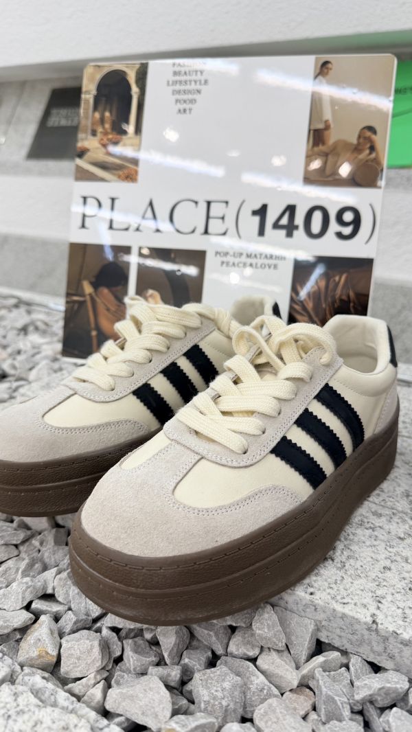 牛皮增高德訓鞋 