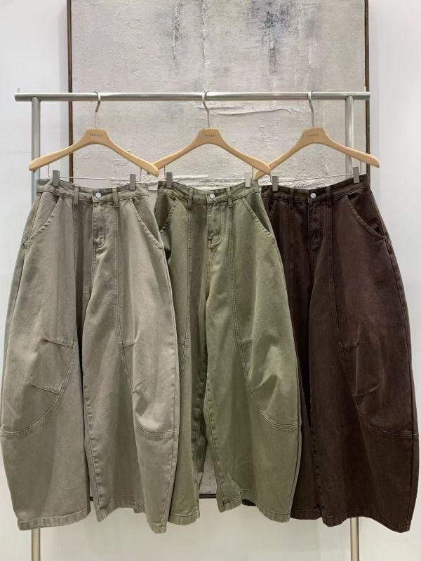 H01.秋季休閒彎刀褲 