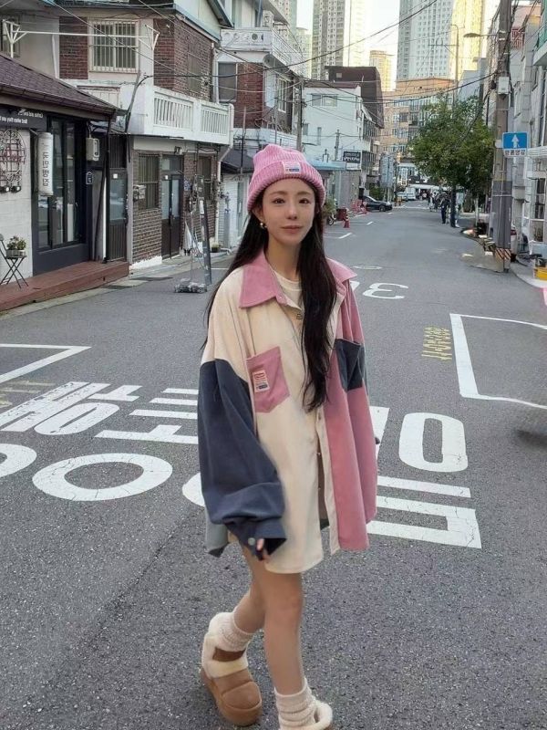 V02.糖果色針織帽 