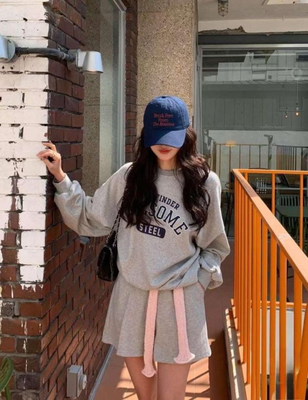 ＳＴ英文短褲套裝 