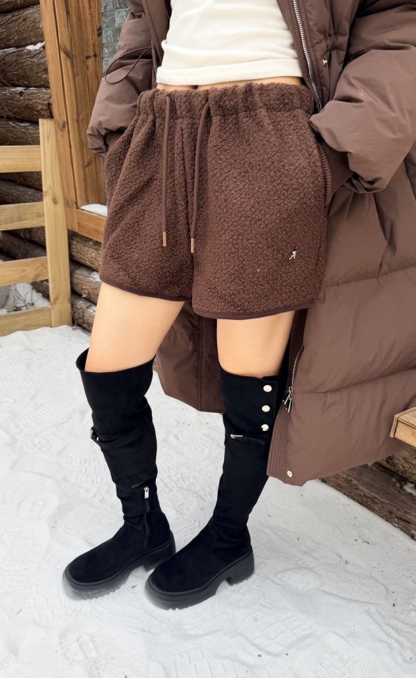 羊猄皮顯瘦神器長靴 