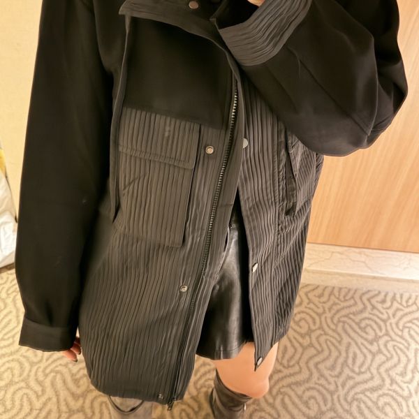 T04.拼接連帽衣外 