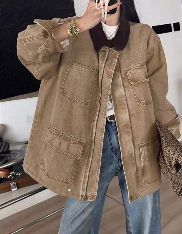 舊刷色單寧襯外 