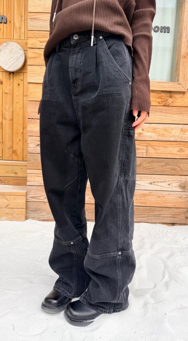 個性復古牛仔褲 