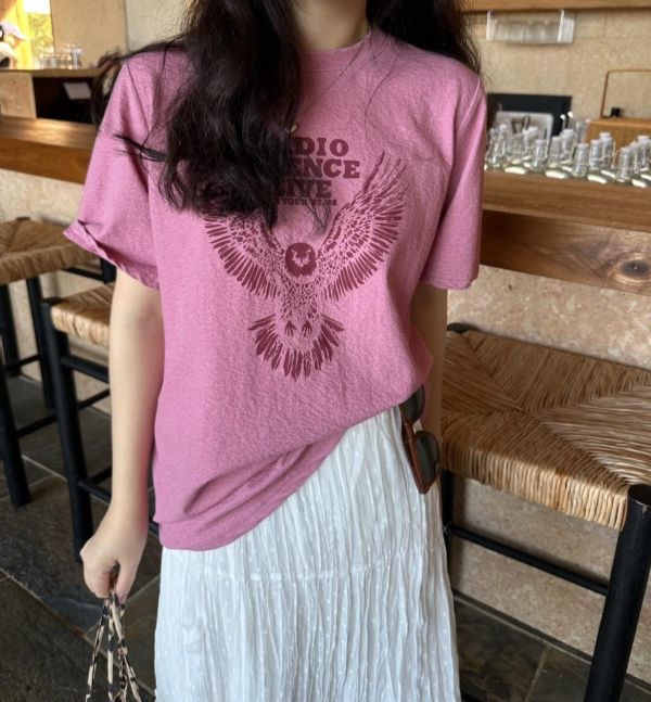 美式復古老鷹Ｔ 