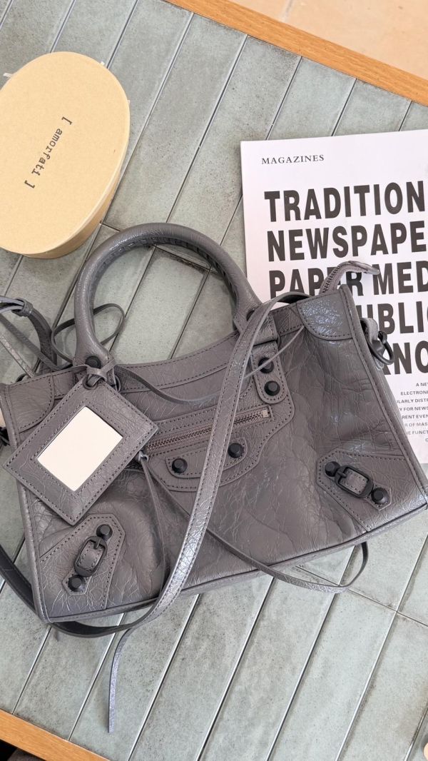 真皮機車包中號 